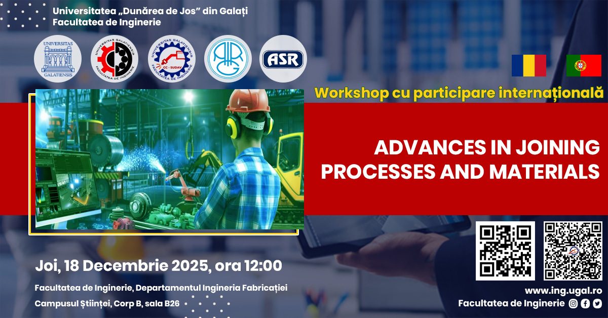Workshop cu participare internațională Advances in Joining Processes and Materials